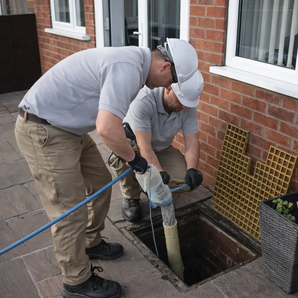 Blocked drain repair service in Islington